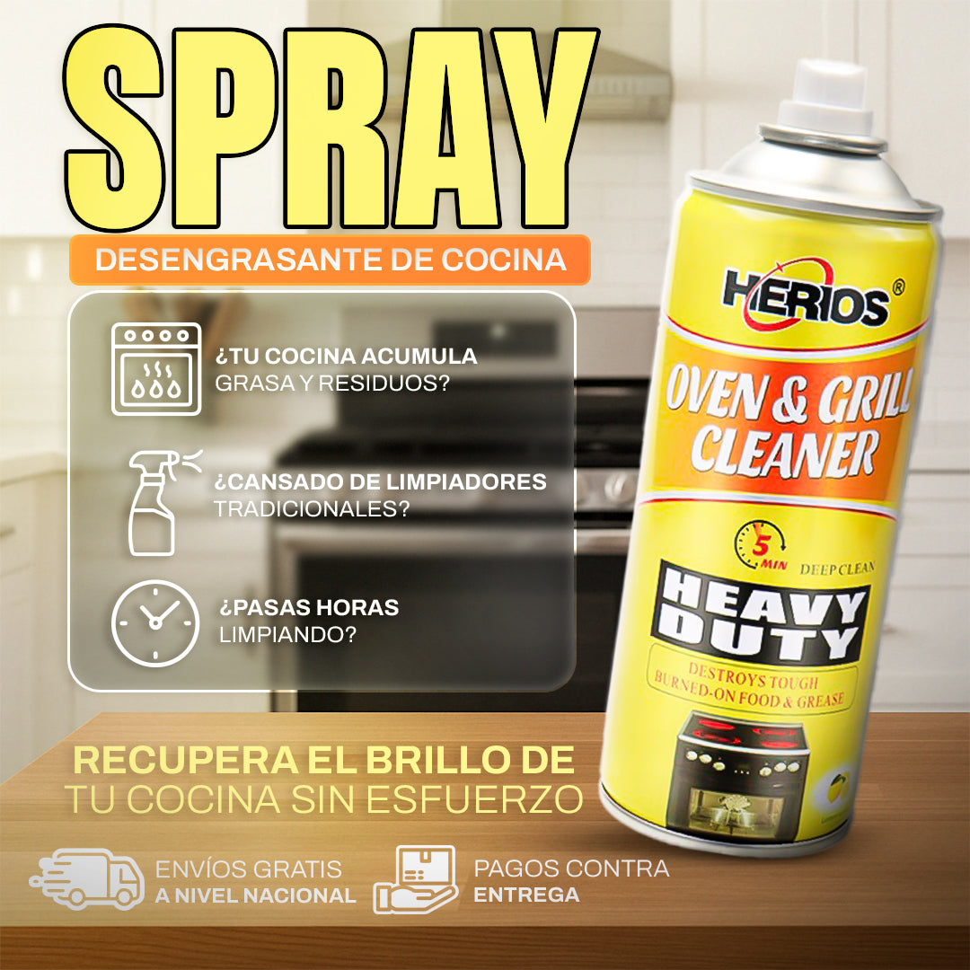 Herios® Spray Desengrasante Profesional 🎁Envio Gratis